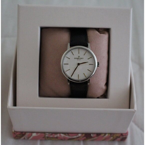 New in Box Shinola Gomelsky Agnes Varis Watch, Menswear Inspired, made in USA main image 9